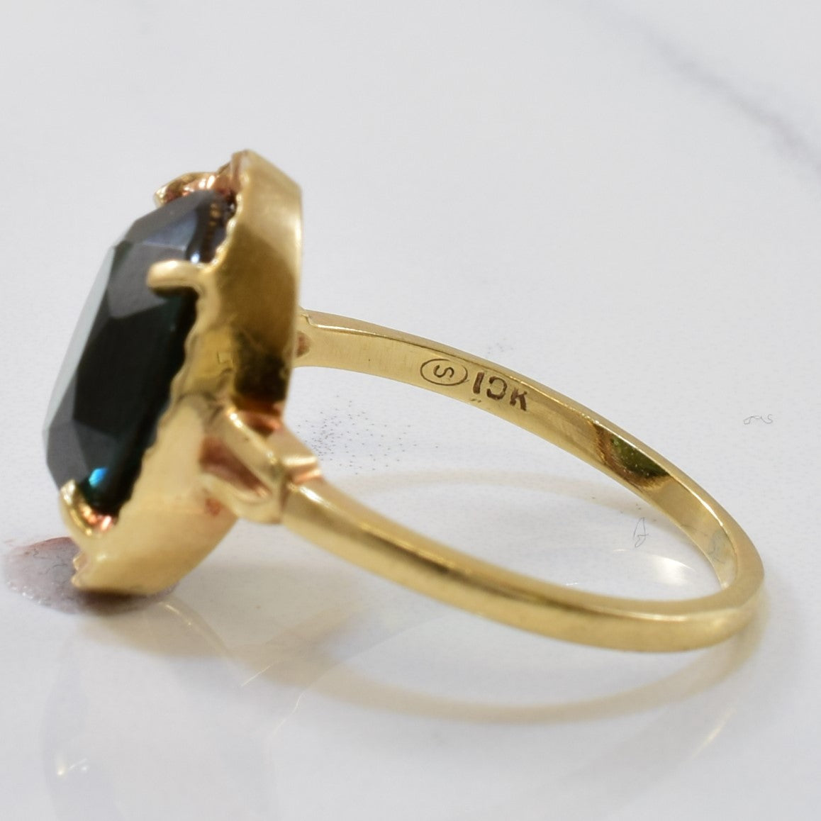 1970s Paste Cocktail Ring | 5.50ct | SZ 6.5 |