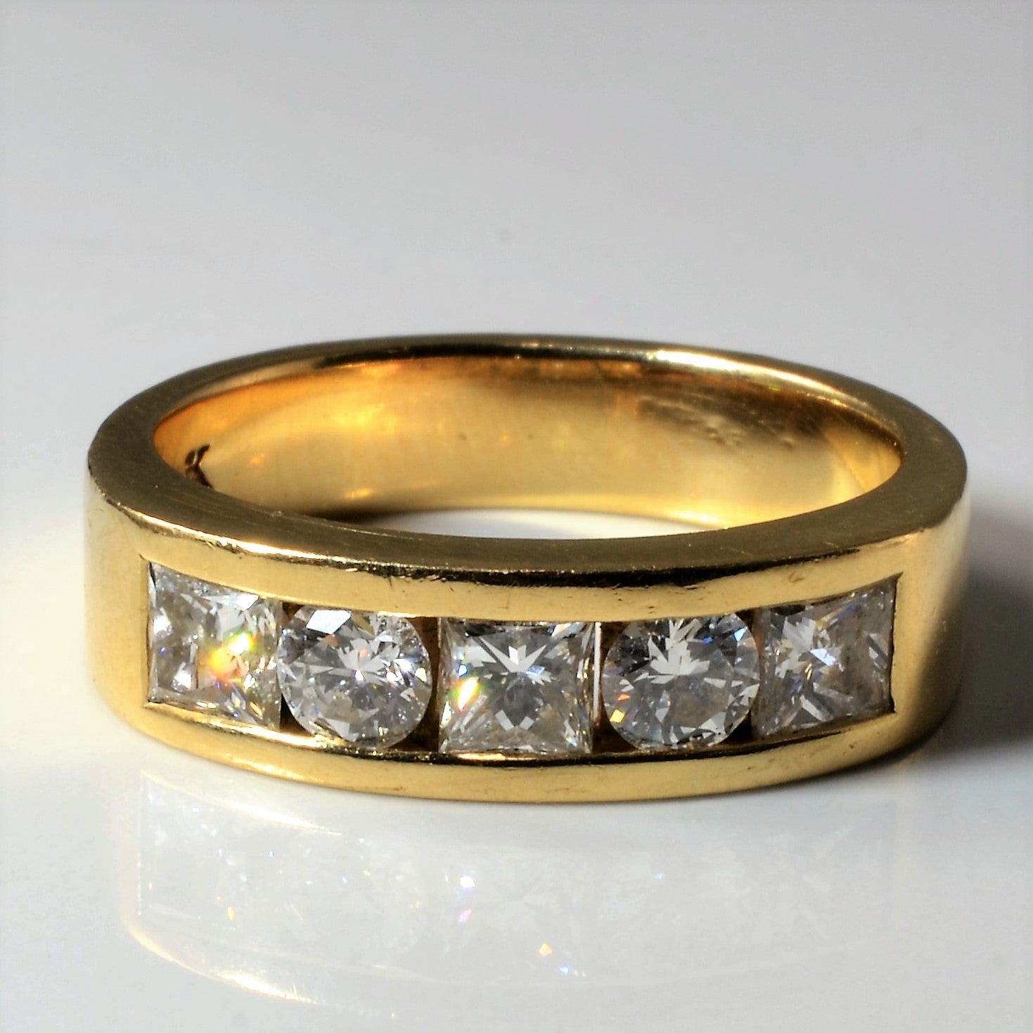 Mixed Cut Diamond Band | 1.58ctw | SZ 8.5 |