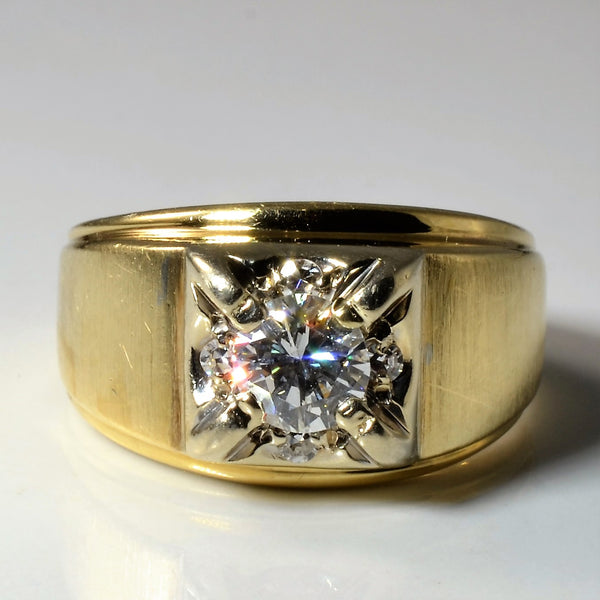 Inset Halo Diamond Ring | 0.61ctw | SZ 6.5 |