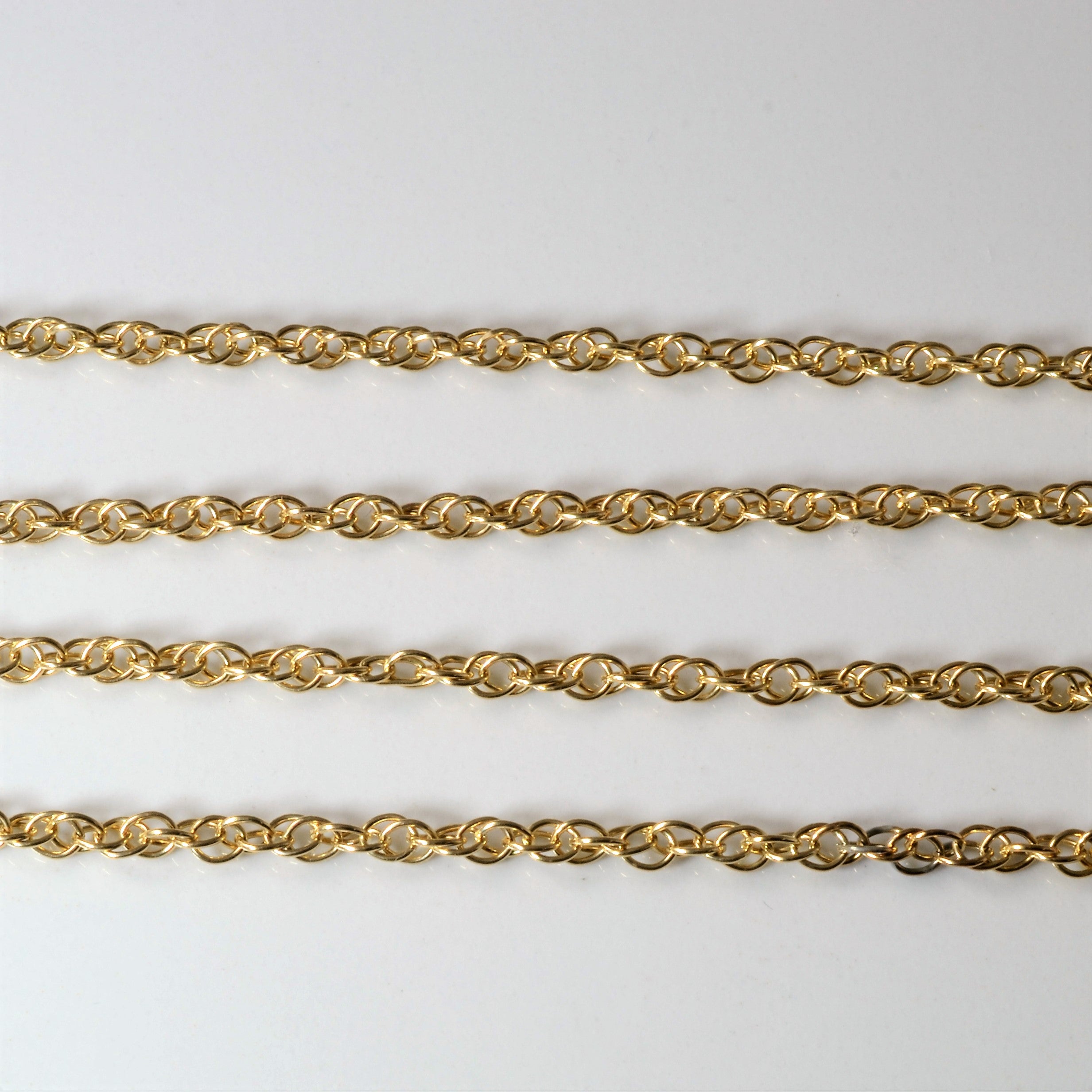 14k Yellow Gold Prince of Wales Chain | 22" |