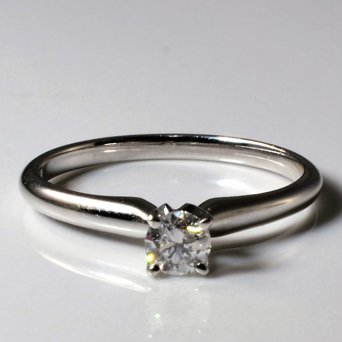 Prong Set Solitaire Diamond Ring | 0.27ct | SZ 6.75 |