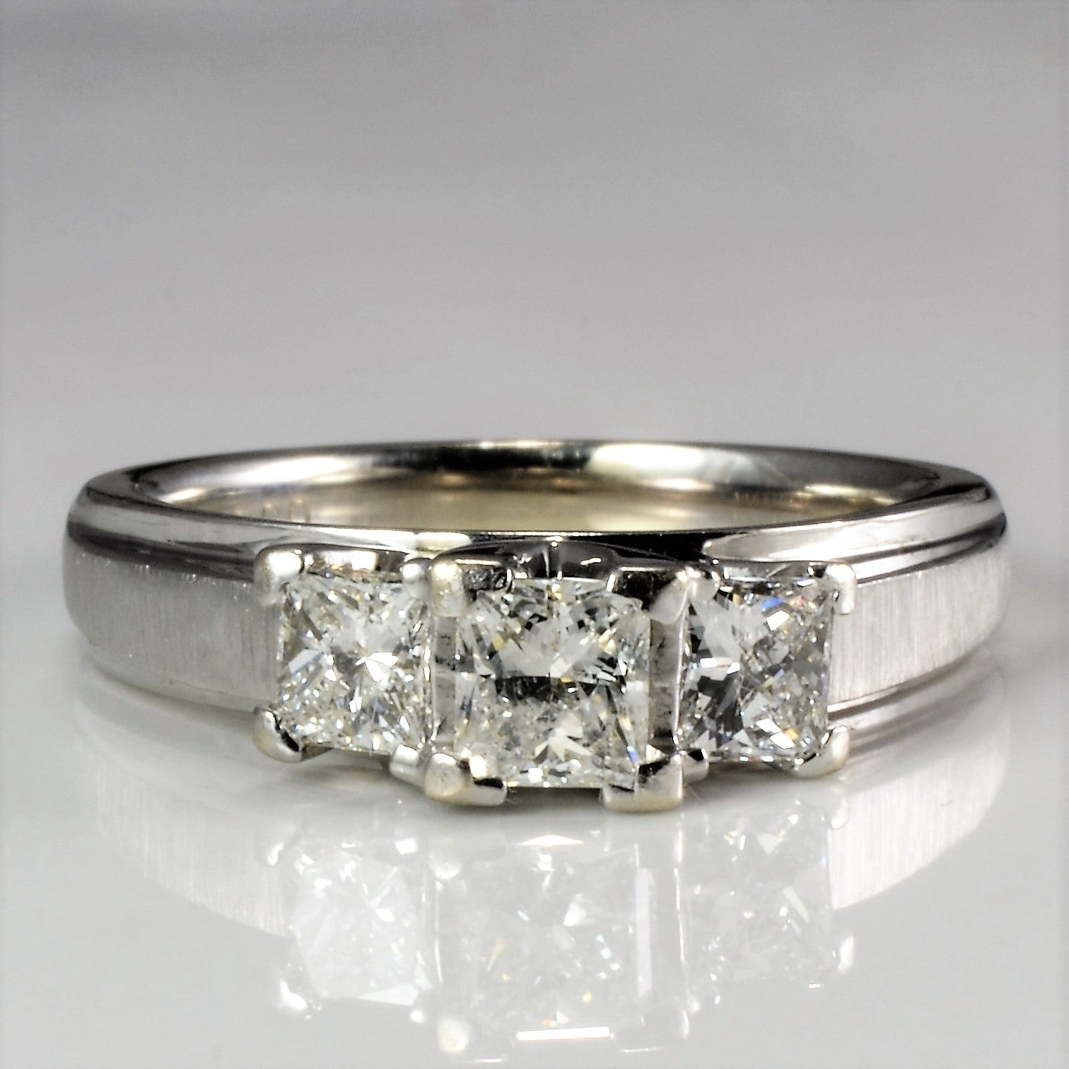 Three Stone Diamond Engagement Ring | 1.00 ctw, SZ 7 |