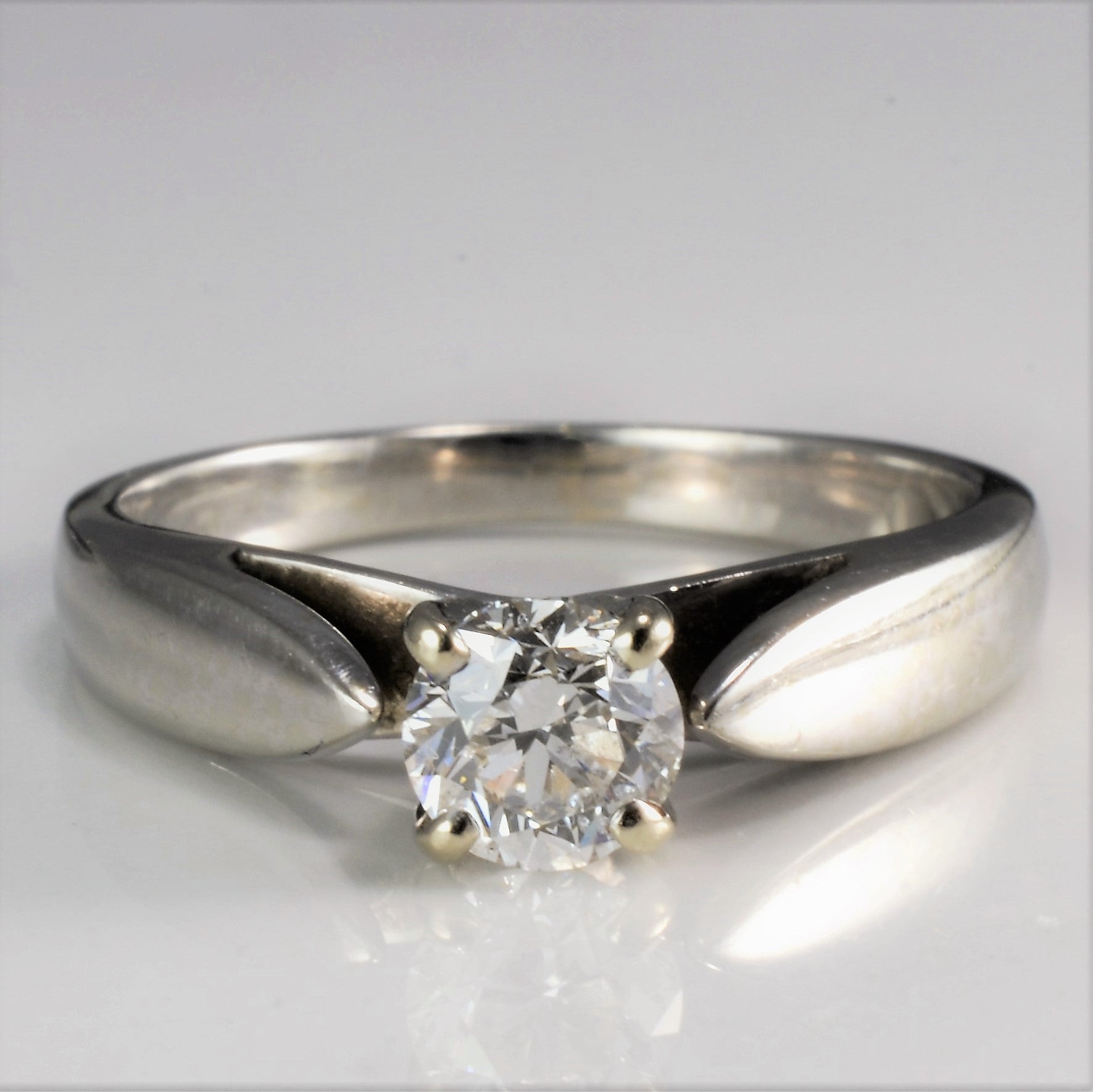 Solitaire Diamond Engagement Ring | 0.50 ct, SZ 5.25 |