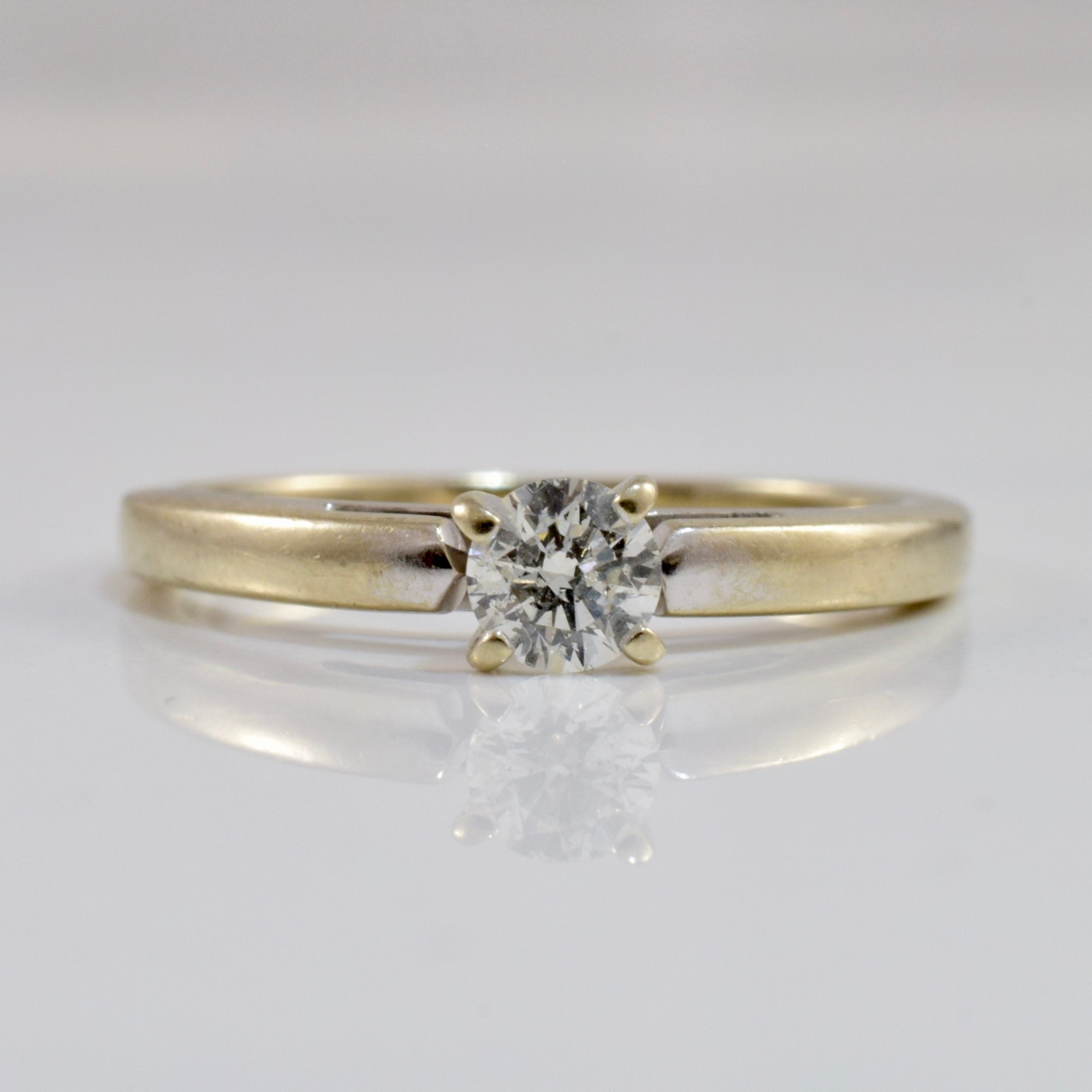 Solitaire Diamond Engagement Ring | 0.20 ct SZ 5 |