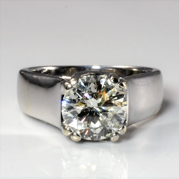 Criss Cross Gallery Solitaire Engagement Ring | 2.01ct | SZ 6 |