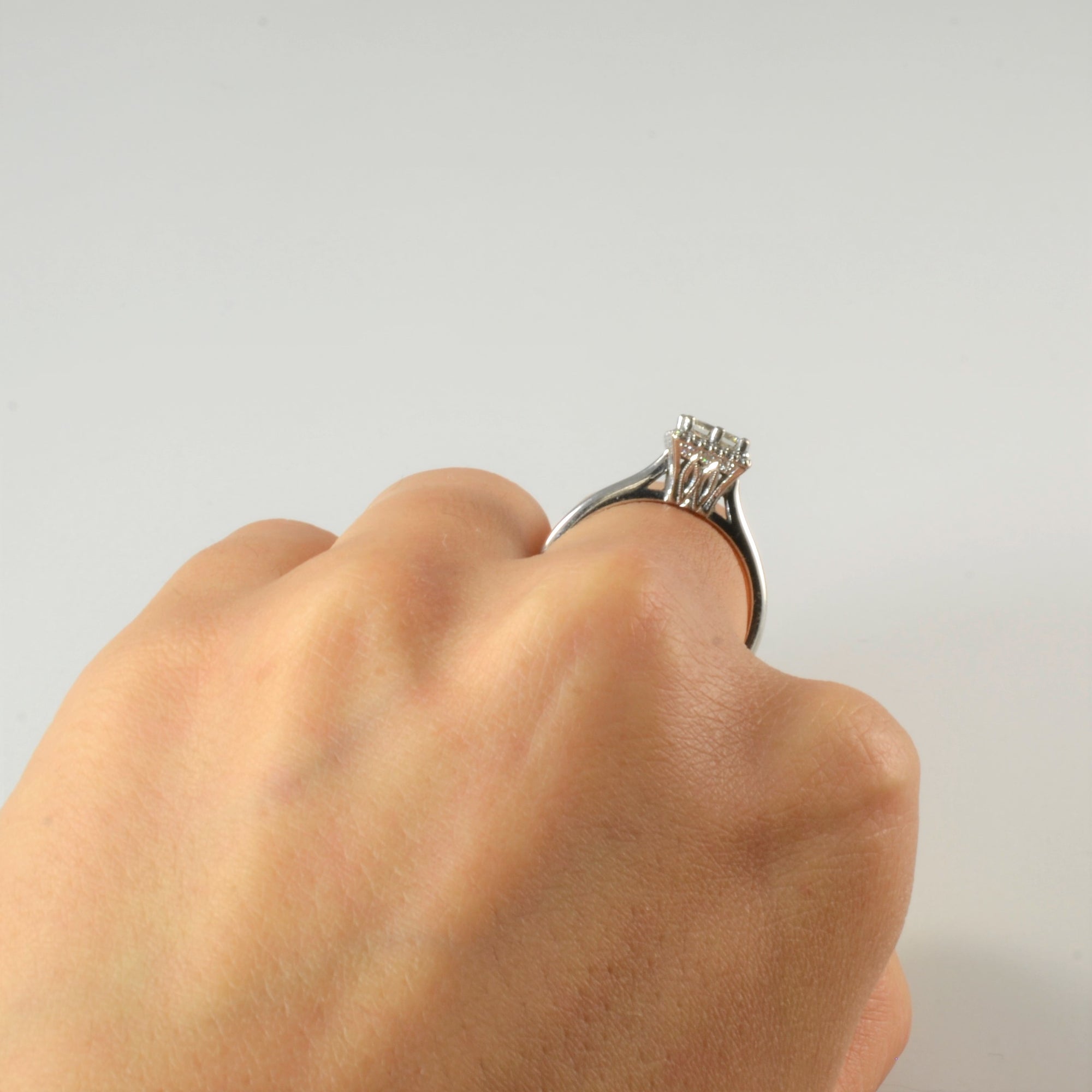 Tacori' Simply Tacori Halo Diamond Engagement Ring | 1.06ctw | SZ 7.25 |