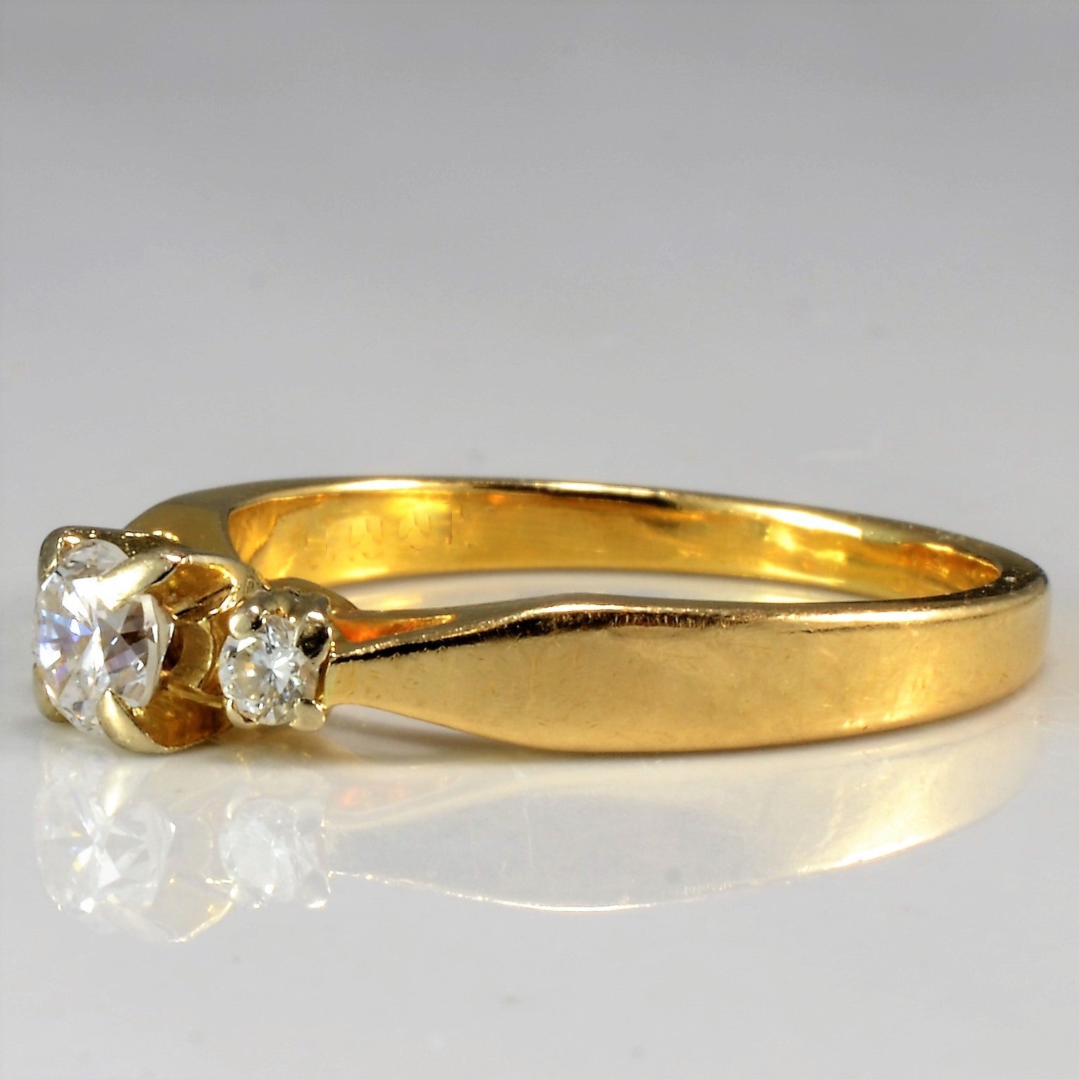 Three Stone Diamond Engagement Ring | 0.27 ctw, SZ 5.25 |