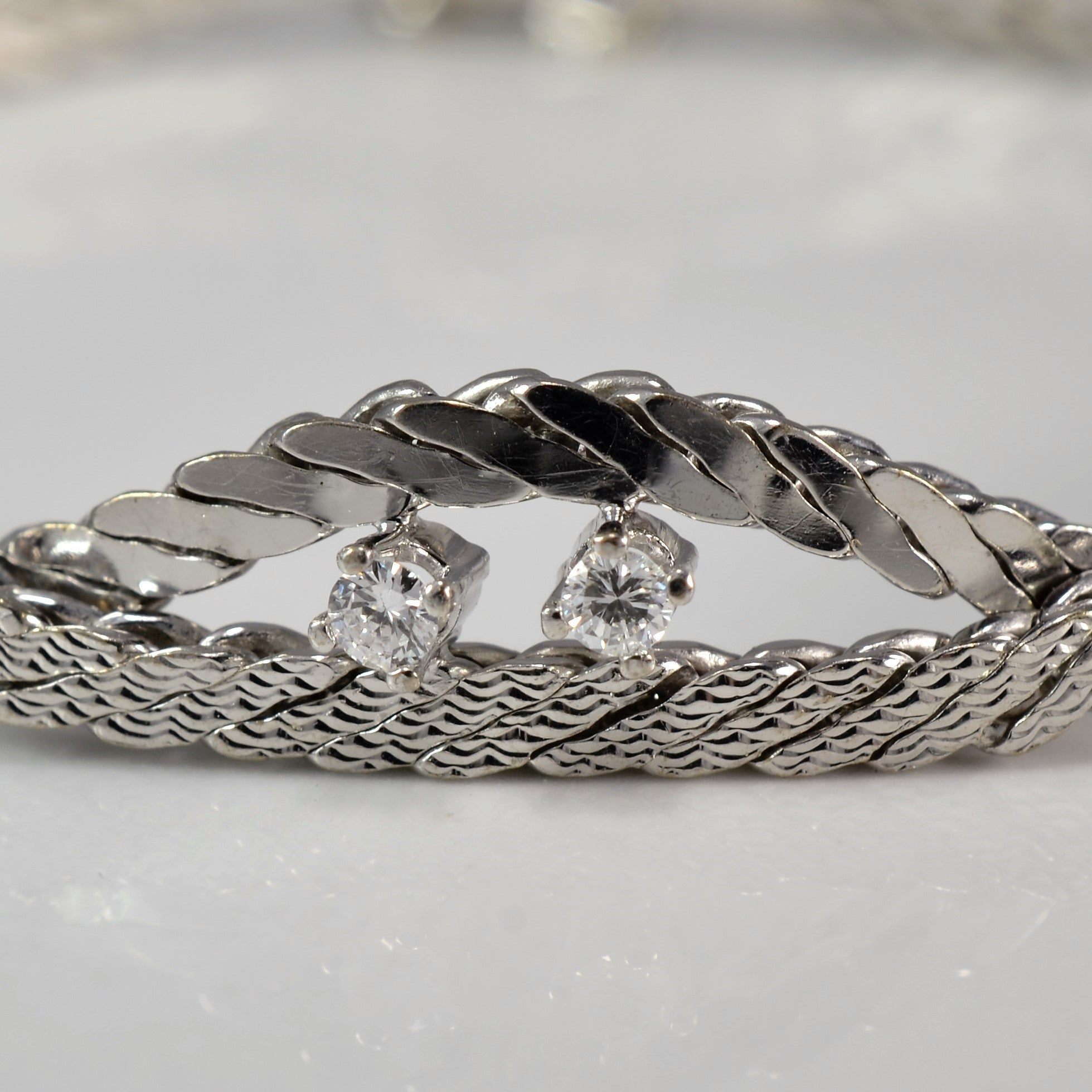 Diamond Weave Bracelet | 0.18 ctw, 8