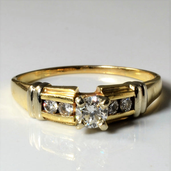 Five Stone Diamond Engagement Ring | 0.44ctw | SZ 10 |