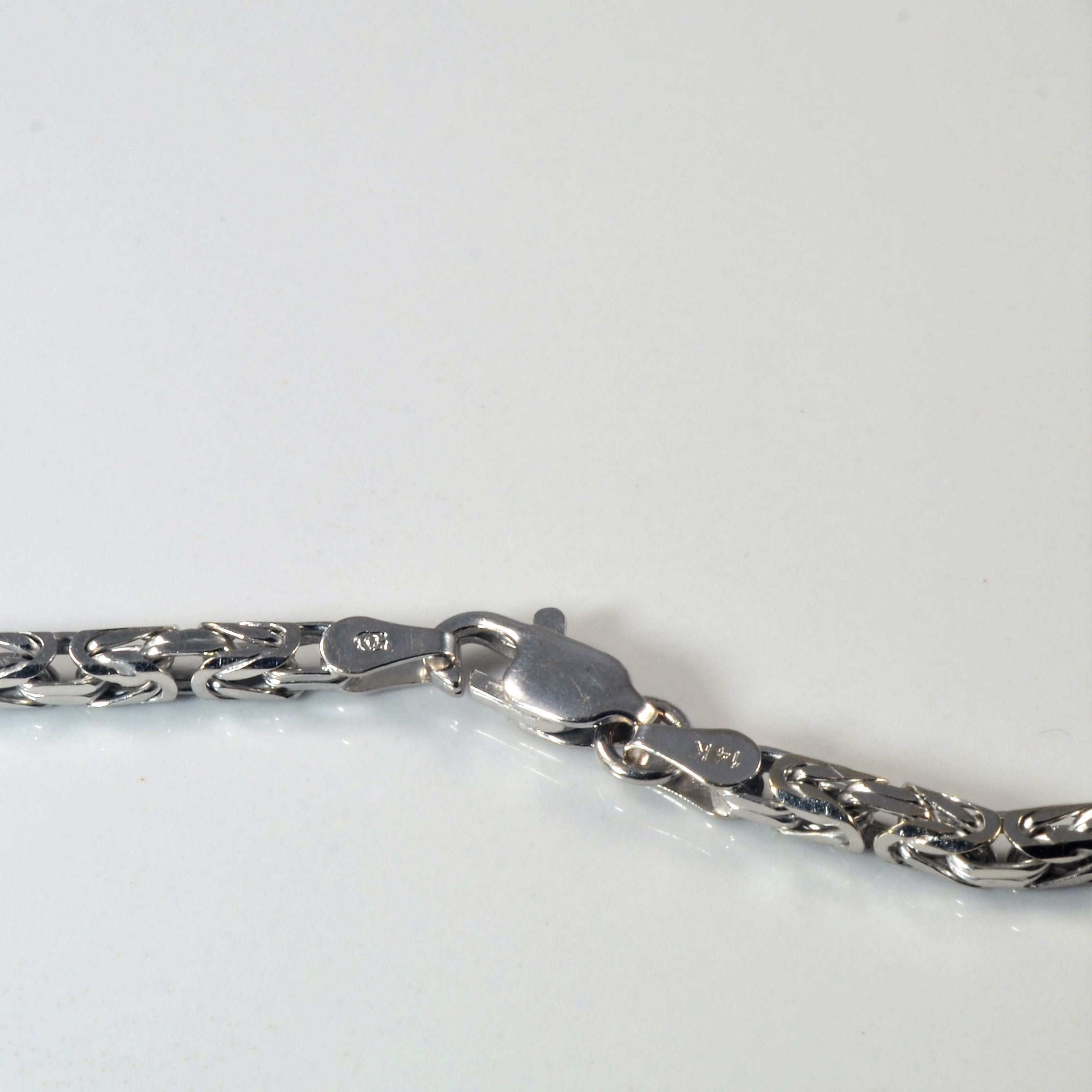 14k White Gold Birdcage Chain | 16" |