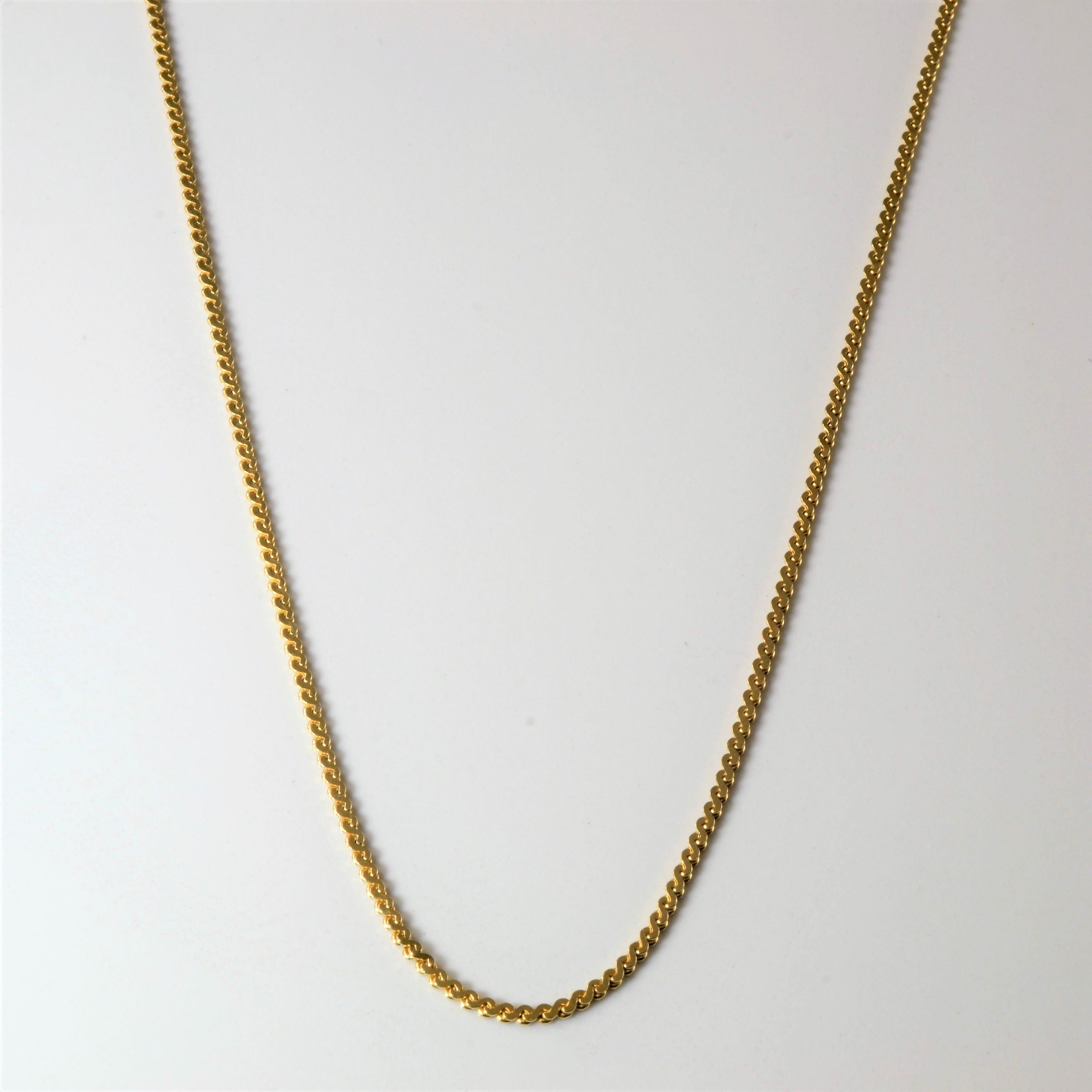 10k Yellow Gold Serpentine Chain | 30" |