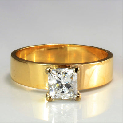Solitaire Princess Diamond Engagement Ring | 0.82 ct, SZ 6.5 |
