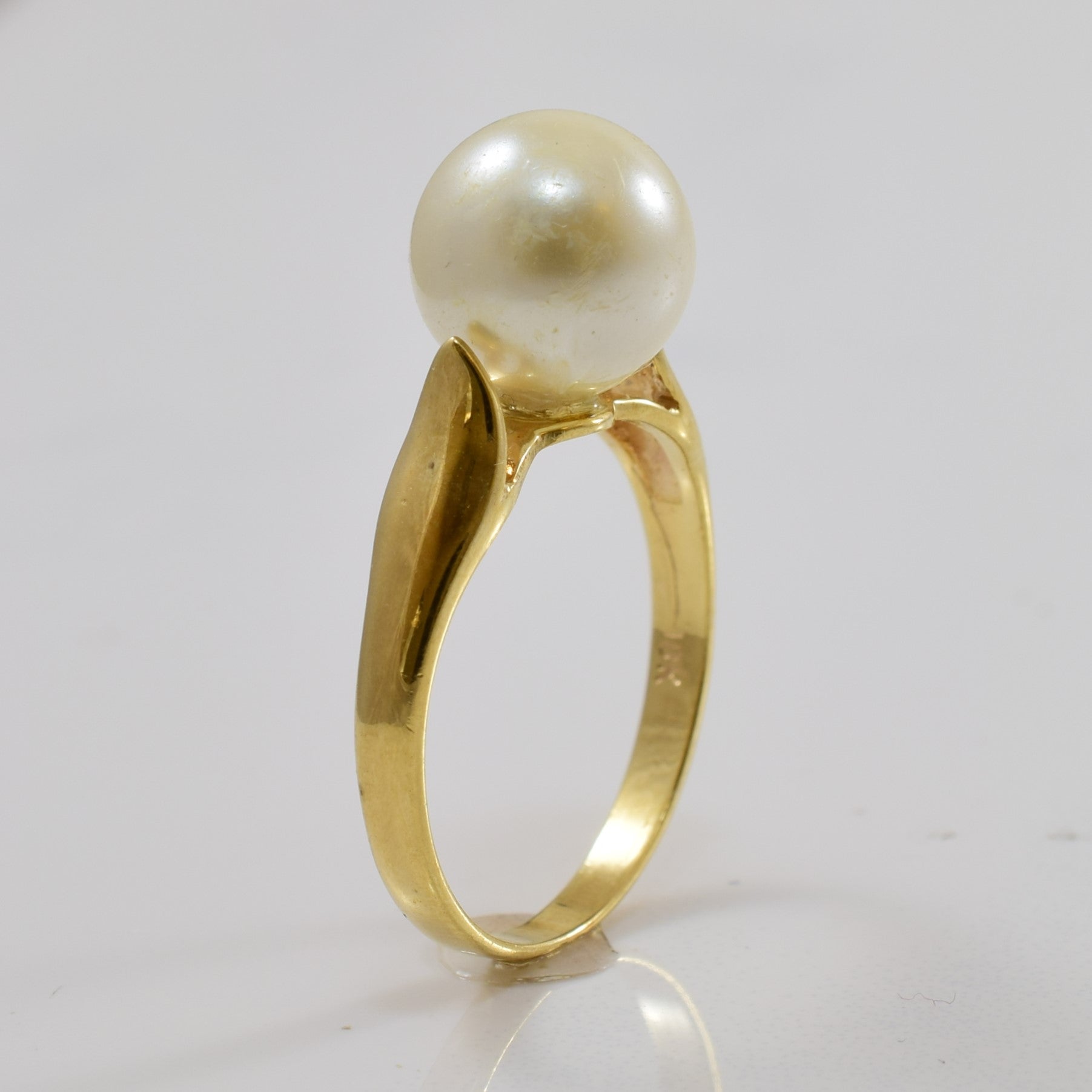 Cultured Pearl Cathedral Ring | 4.50ct | SZ 6 |
