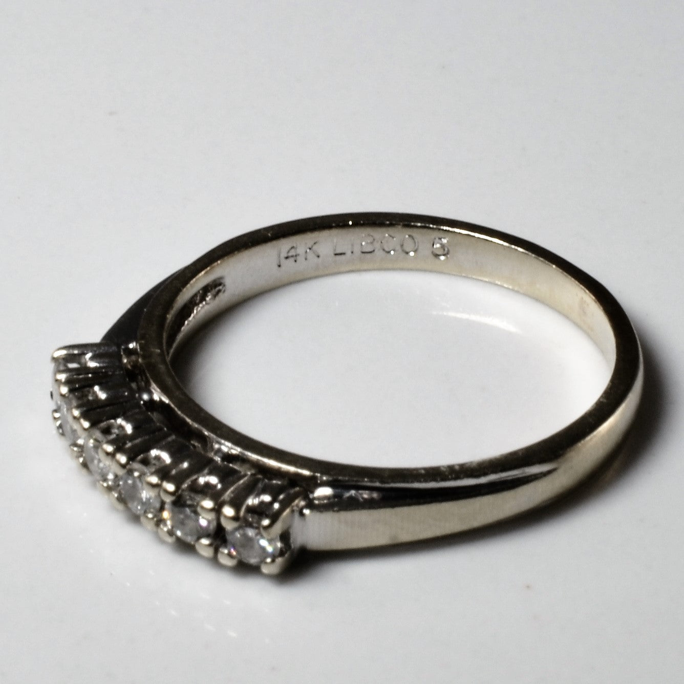 Six Stone Diamond Ring | 0.18ctw | SZ 5.75 |