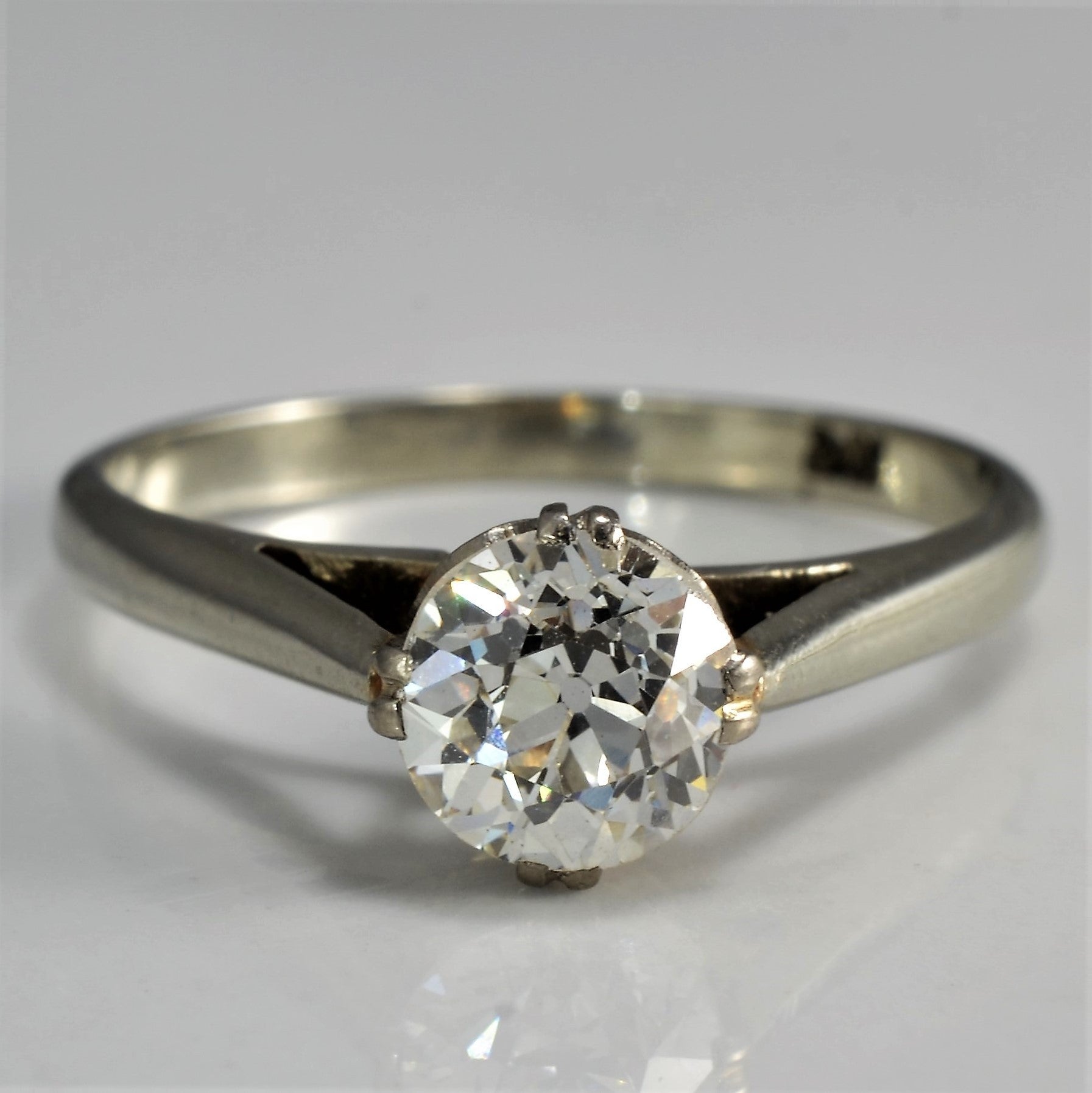Old european cut diamond ring, vintage engagement ring Canada