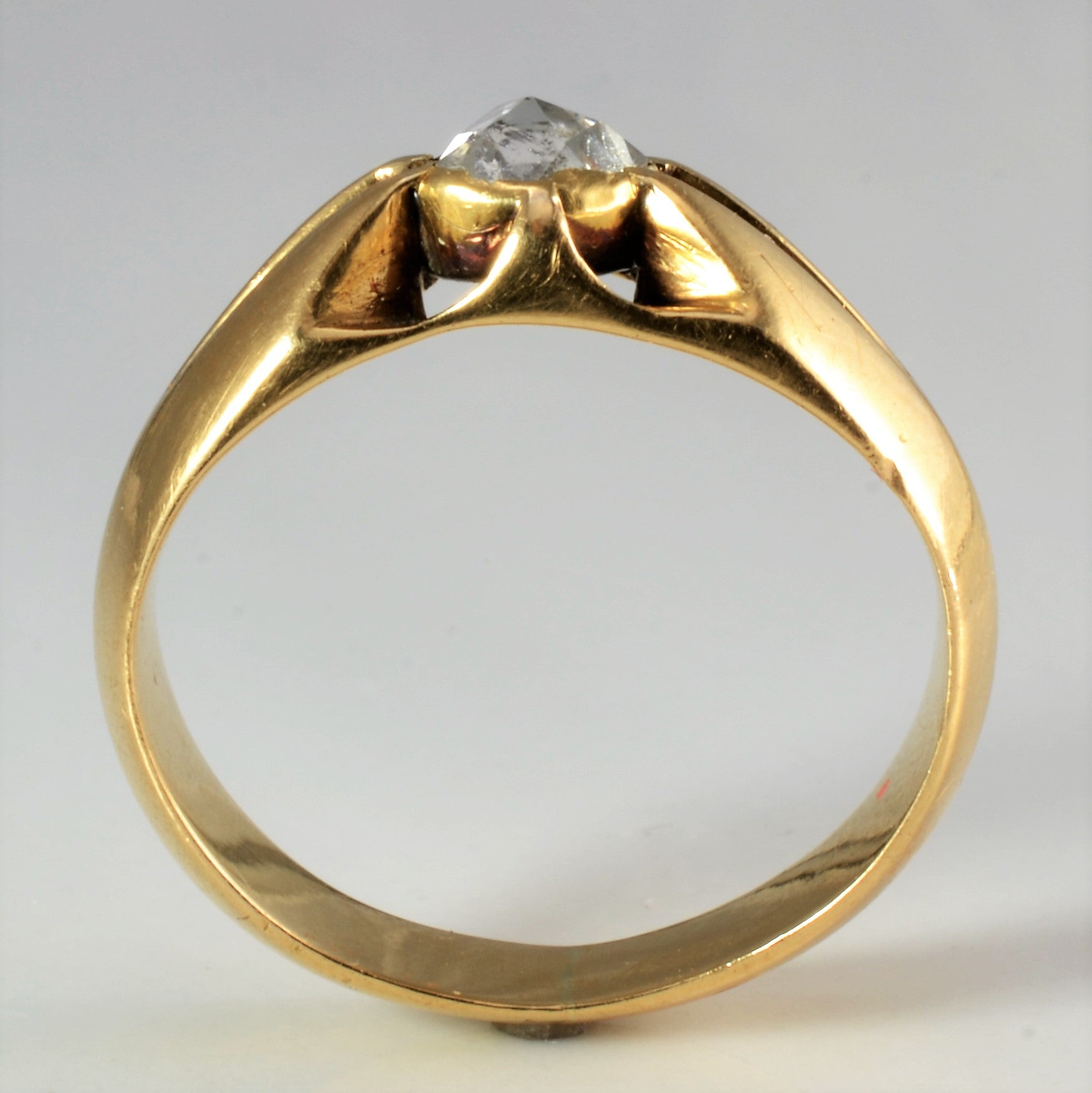 Victorian Era Rose Cut Diamond Ring | 0.40ct |SZ 5.75 |