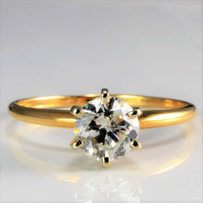 Six Prong Solitaire Diamond Engagement Ring | 0.95 ct, SZ 8.5 |