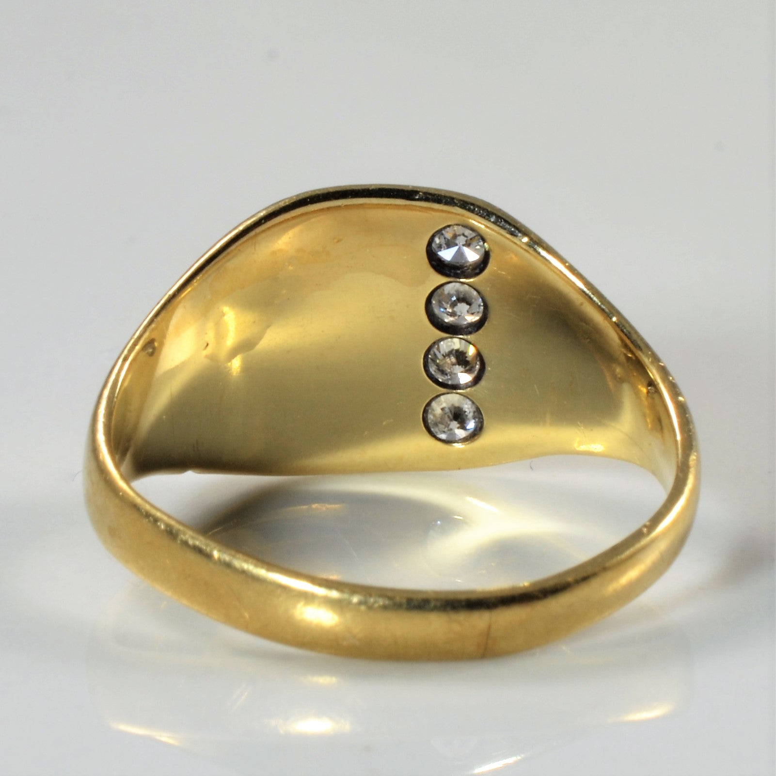 Diamond Signet Ring | 0.22ctw | SZ 6.25 |