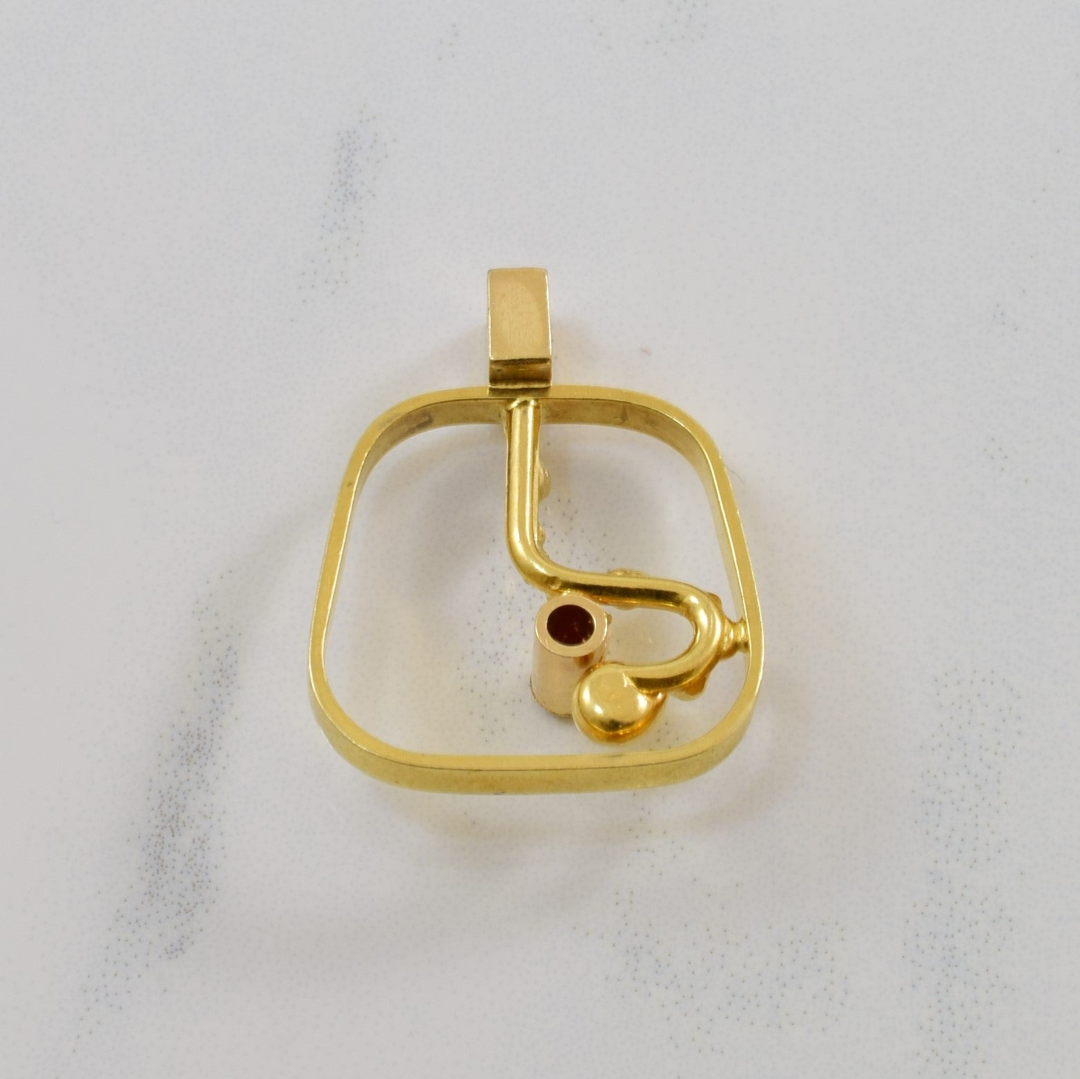 Abstract Ruby Pendant | 0.05ct |