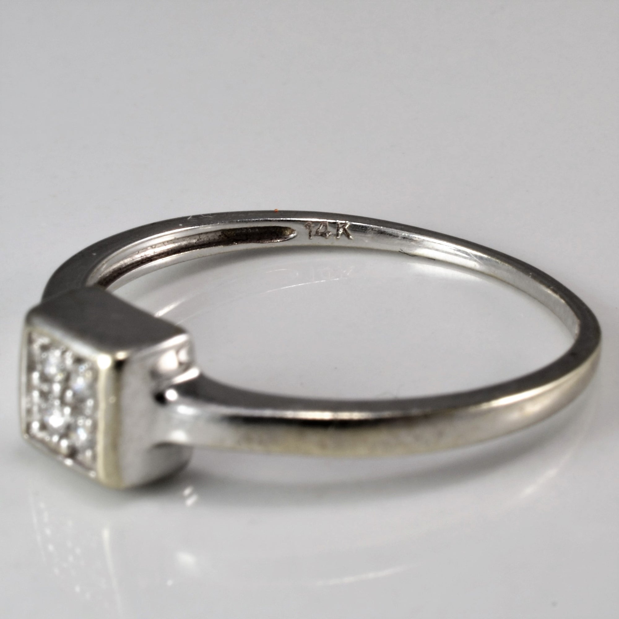Petite Quad Set Diamond Ring | 0.05 ctw, SZ 6.5 |