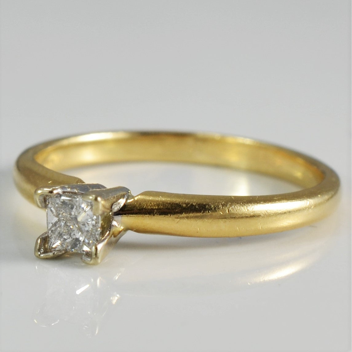 Petite Princess Diamond Solitaire Ring | 0.25ct | SZ 7.25 |