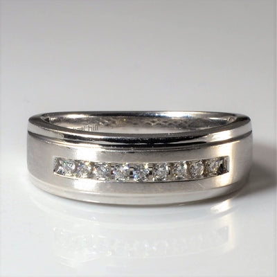 Channel Set Diamond Band | 0.15ctw | SZ 10.25 |