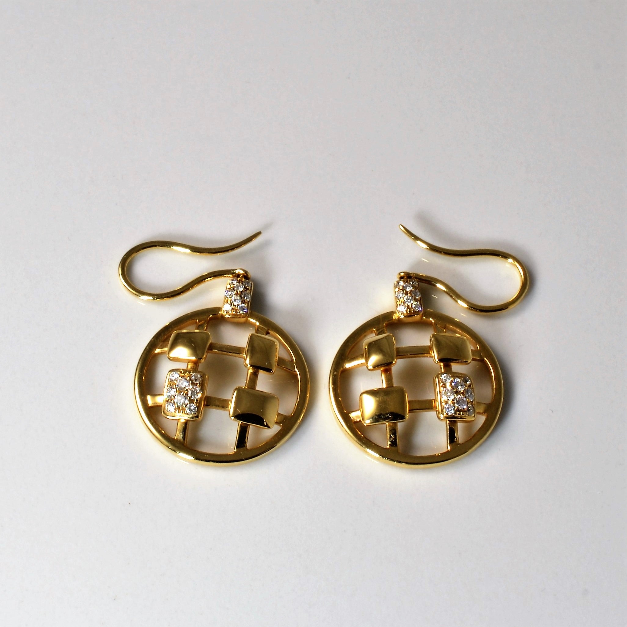 Textured Diamond Necklace & Earring Set | 0.24ctw | 18" |