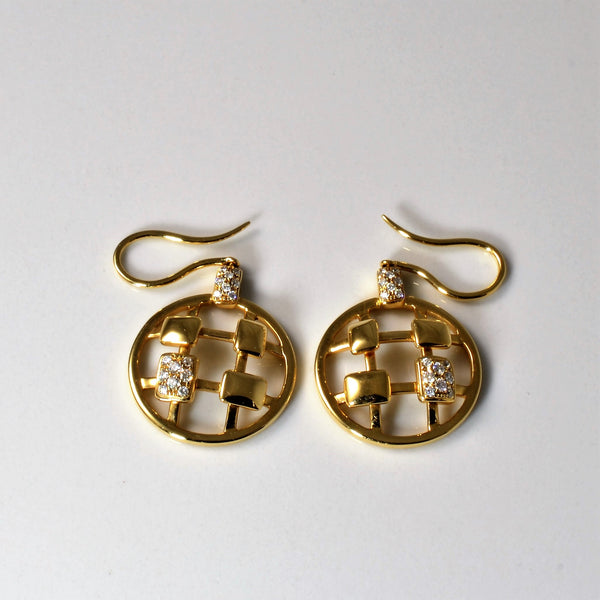 Textured Diamond Necklace & Earring Set | 0.24ctw | 18