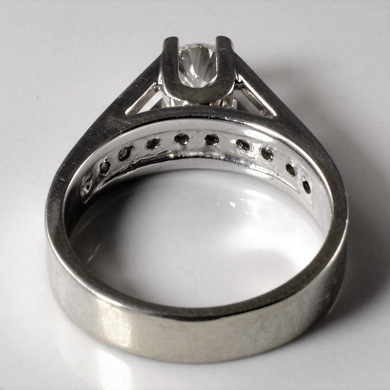 High Set Diamond Engagement Ring | 0.78ctw | SZ 7 |