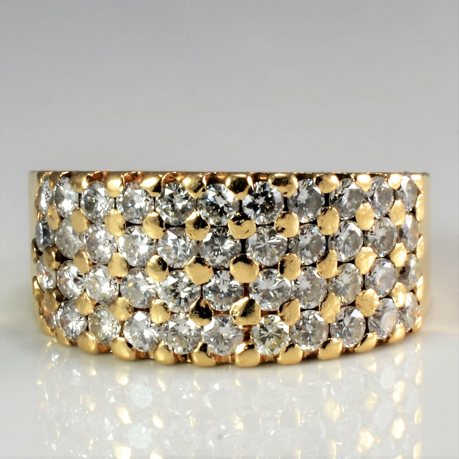 Four Row Diamond Band | 0.75 ctw, SZ 5 |