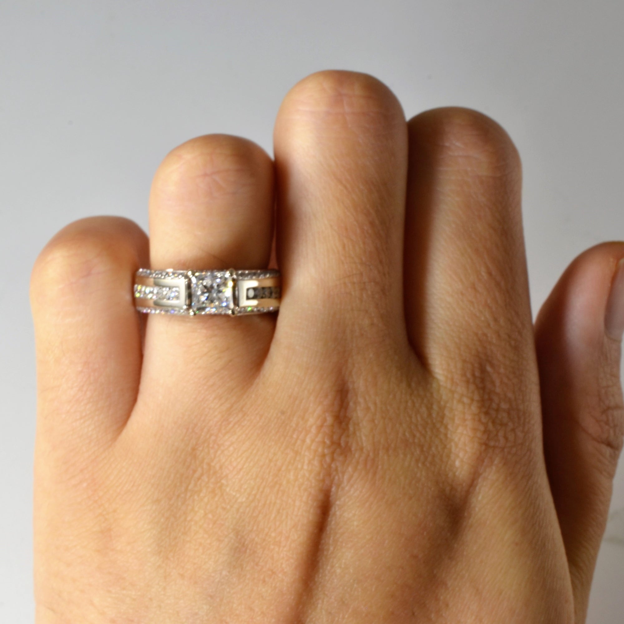 Canadian Princess Diamond Engagement Ring | 1.84ctw | SZ 5.5 |