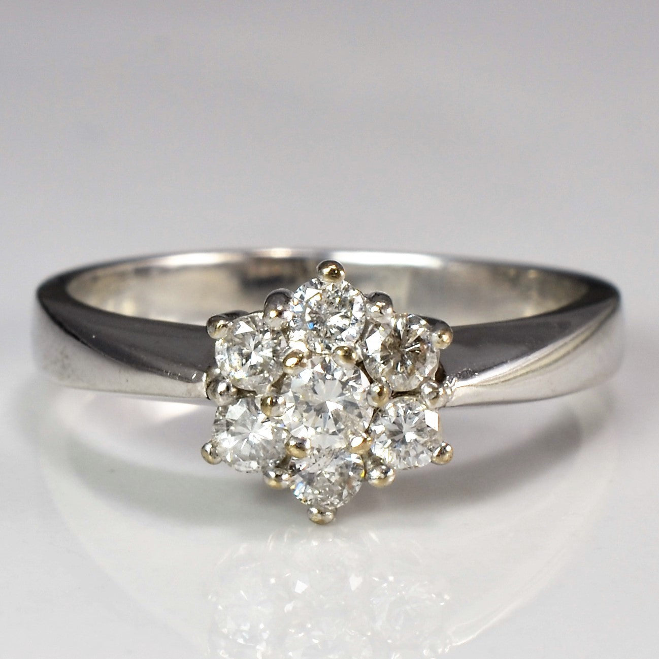 Tapered Floral Diamond Ring | 0.50 ctw, SZ 8.5 |