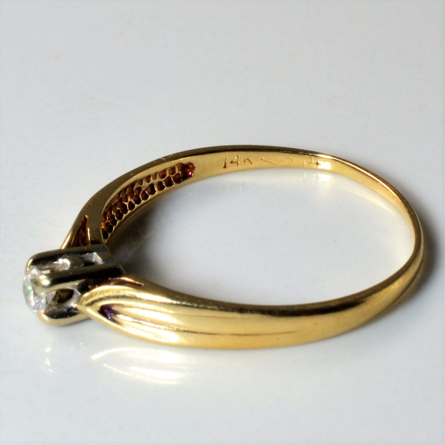 Solitaire Diamond Ring | 0.08ct | SZ 8.25 |