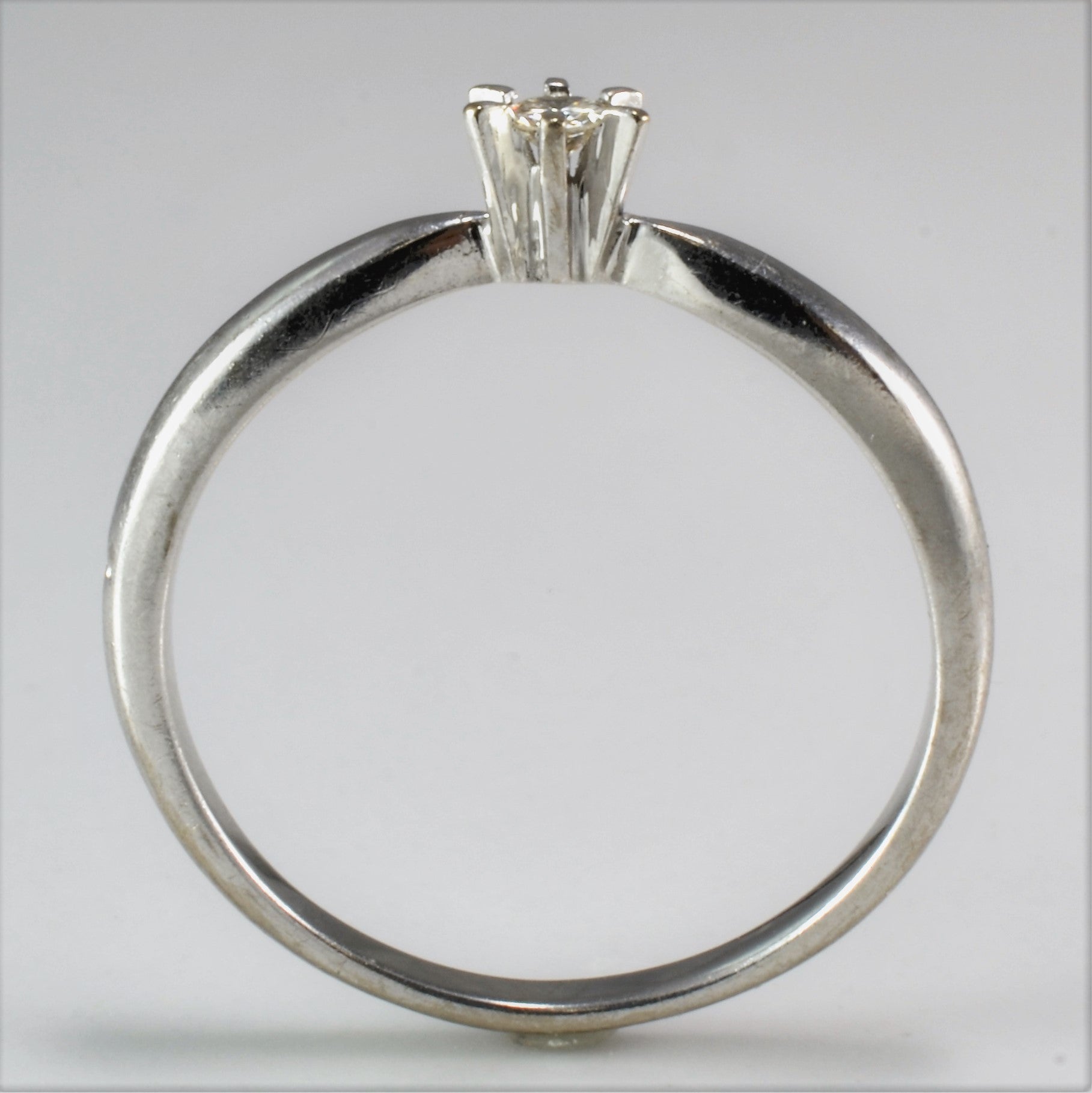 Petite Six Prong Solitaire Diamond Ring | 0.05 ct | SZ 5.75 |