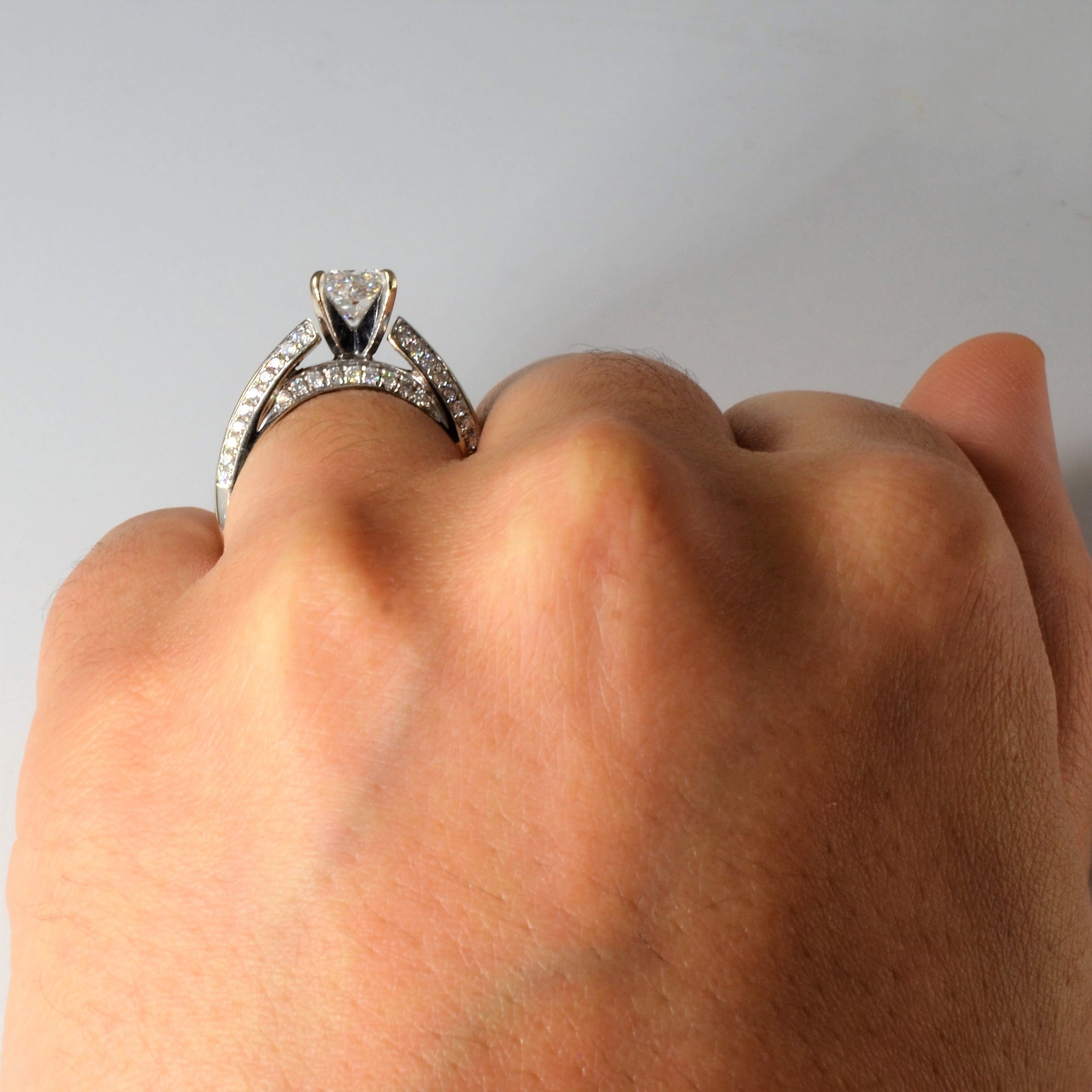 Canadian Princess Diamond Engagement Ring | 1.84ctw | SZ 5.5 |