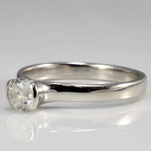 Semi Bezel Set Cathedral Diamond Ring | 0.42 ctw, SZ 7 |