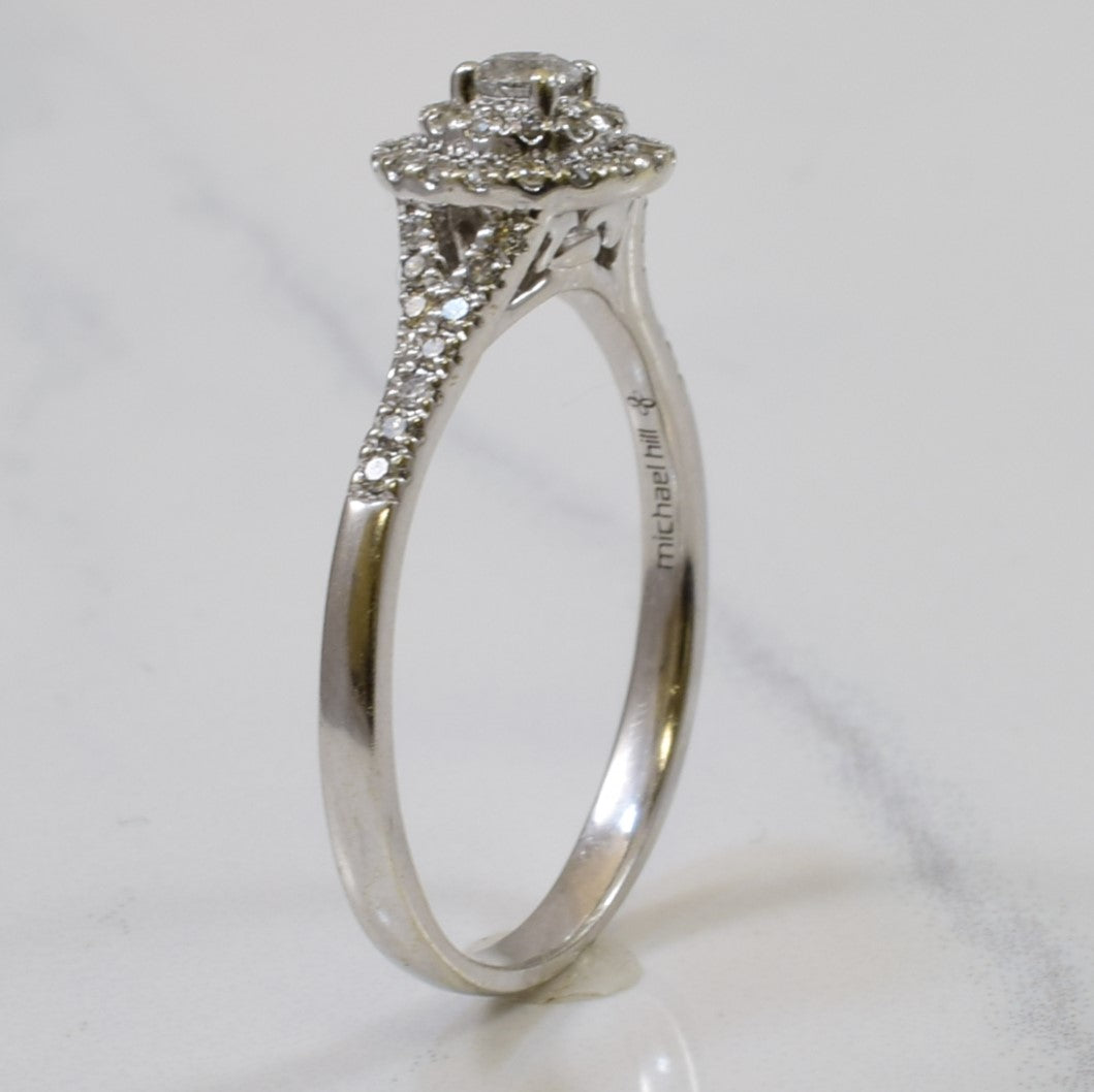 Diamond Cathedral Wedding Ring | 0.50ctw | SZ 9.5 |