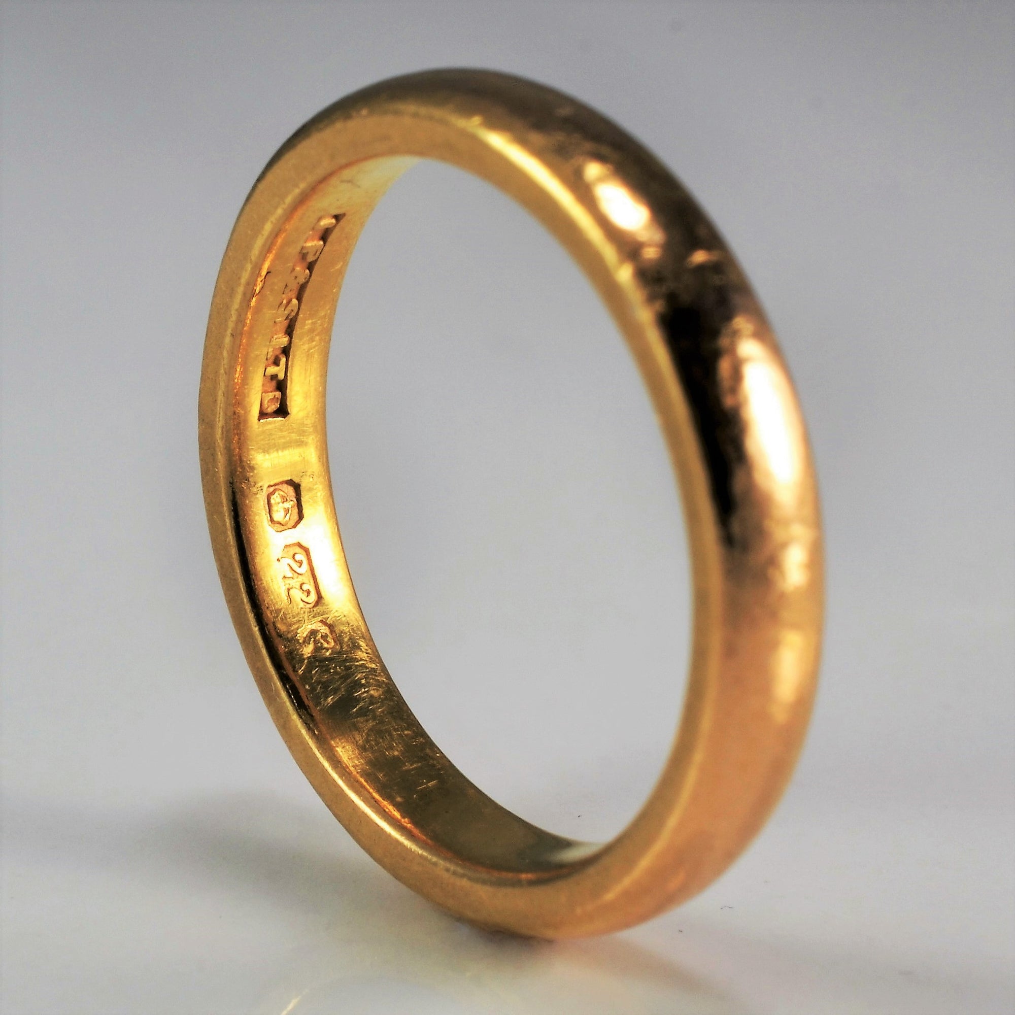 1890s Yellow Gold Band | SZ 5.5 |
