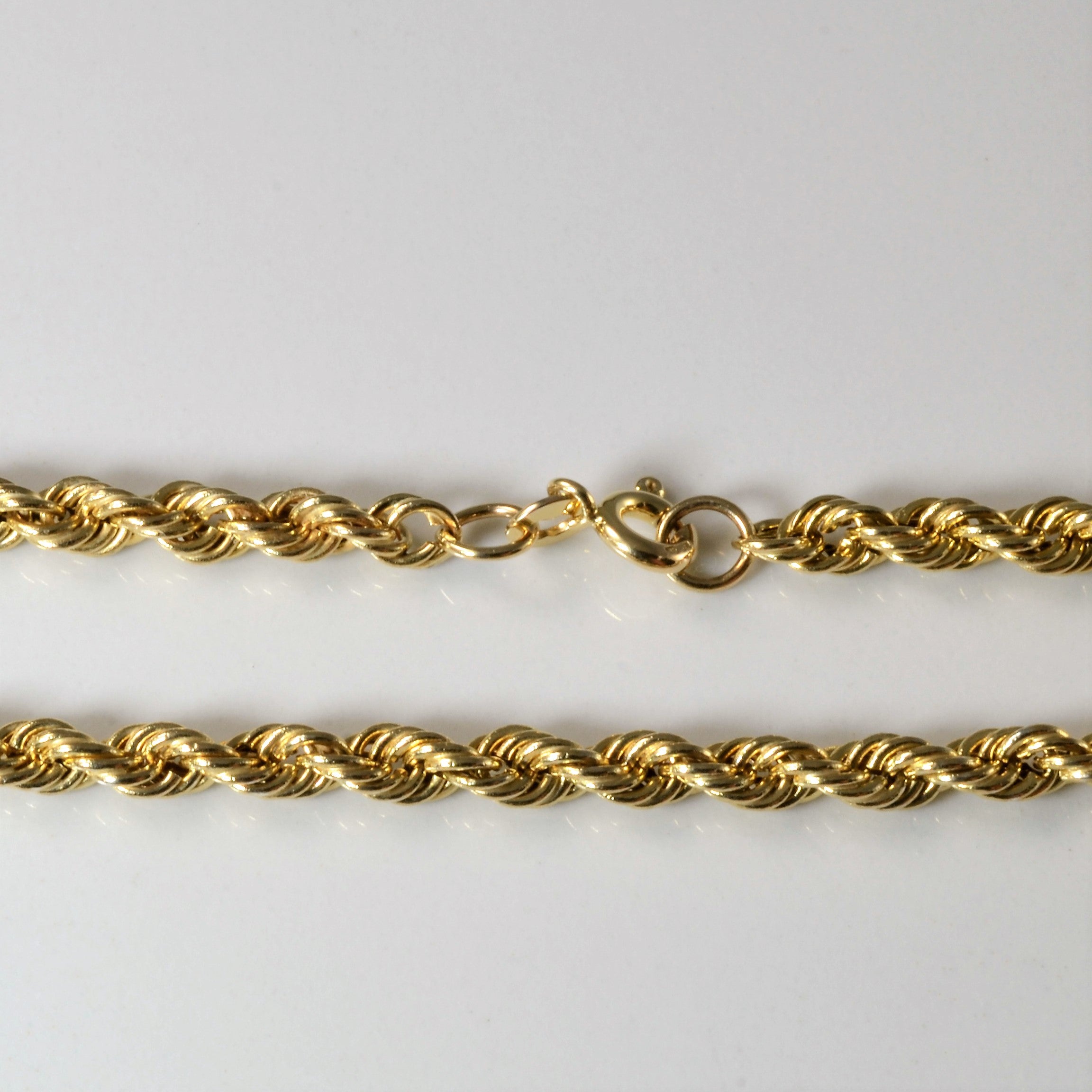 10k Yellow Gold Rope Chain | 18" |