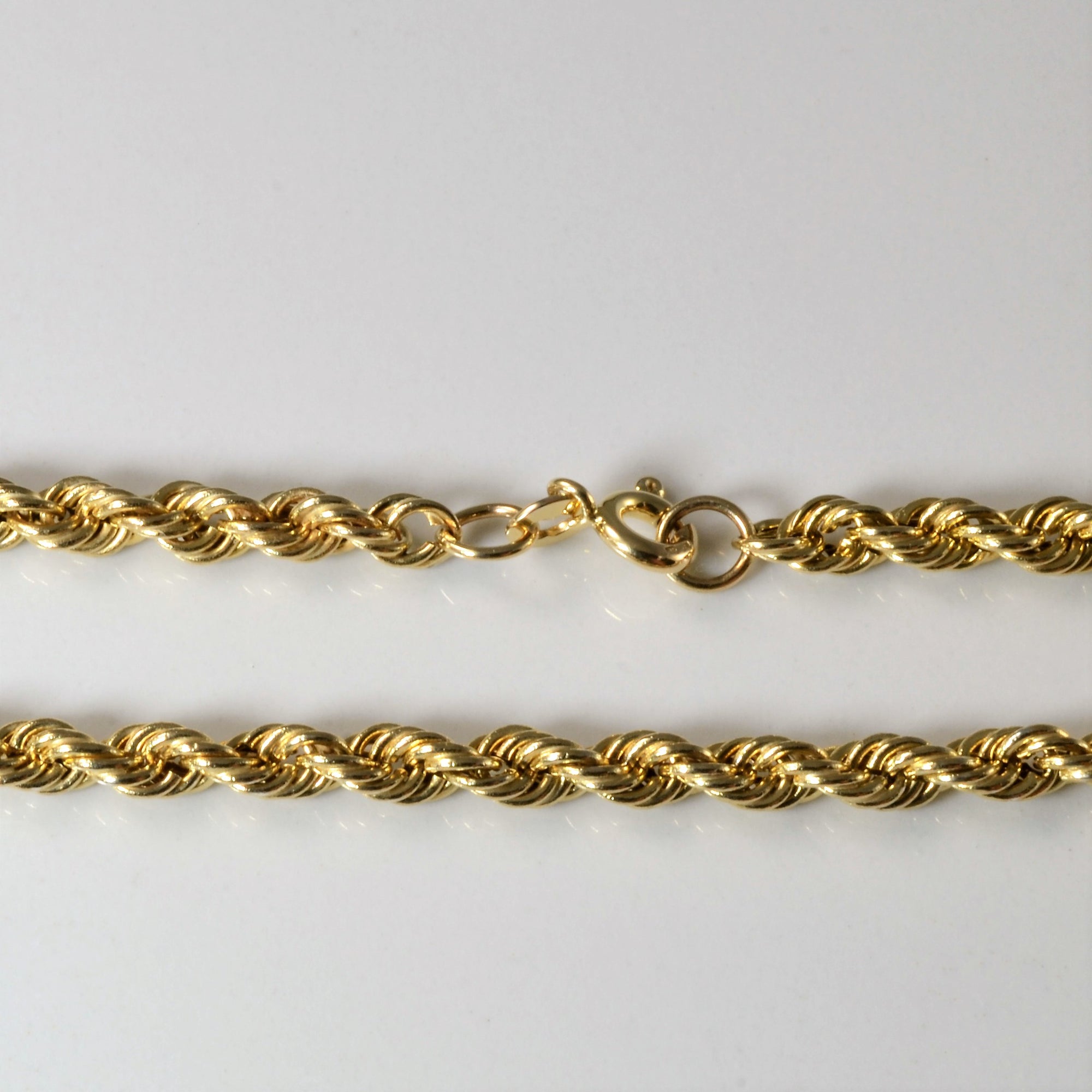 10k Yellow Gold Rope Chain | 18