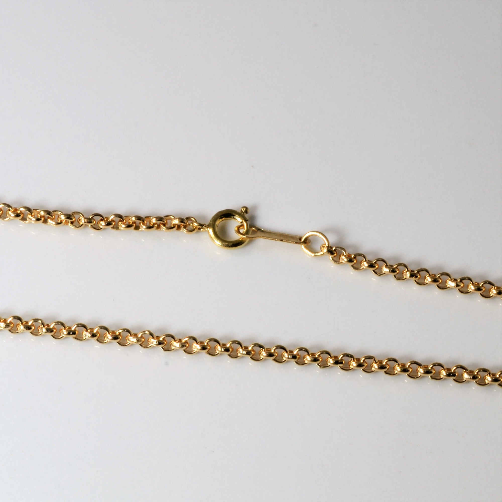 10k Yellow Gold Rolo Chain | 18
