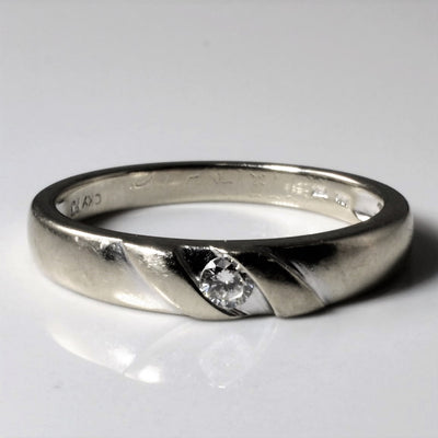 Tension Set Diamond Band | 0.08ct | SZ 7 |