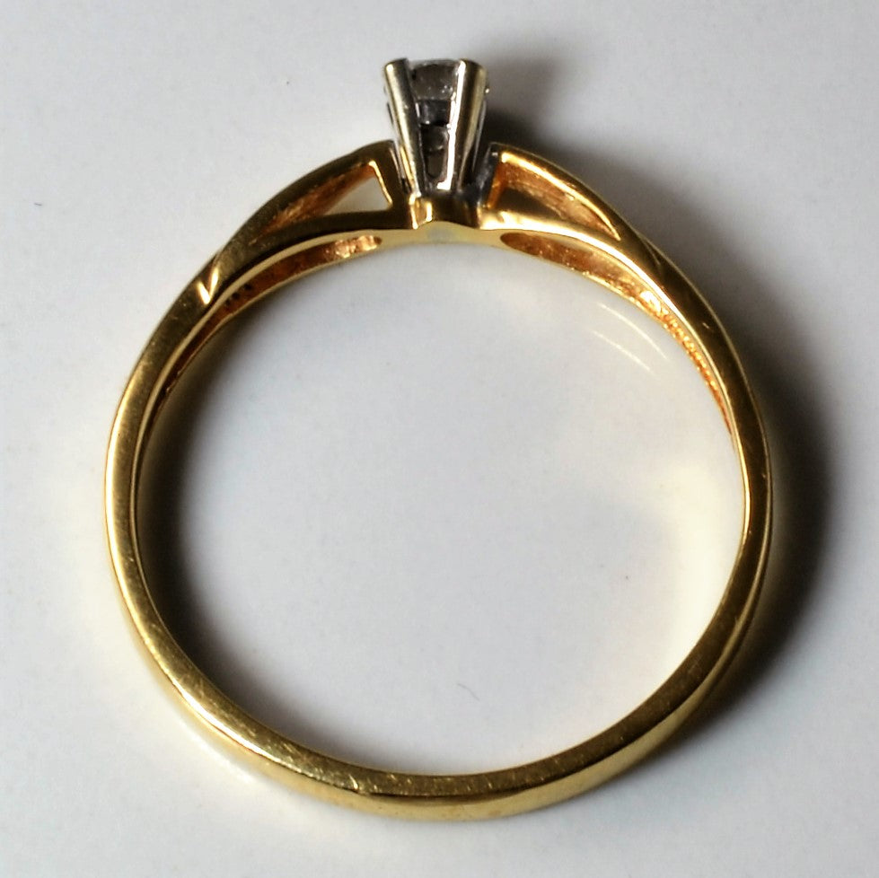 Solitaire Diamond Ring | 0.15ct | SZ 9.75 |