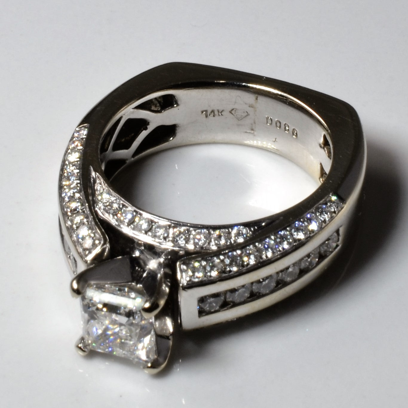 Canadian Princess Diamond Engagement Ring | 1.84ctw | SZ 5.5 |