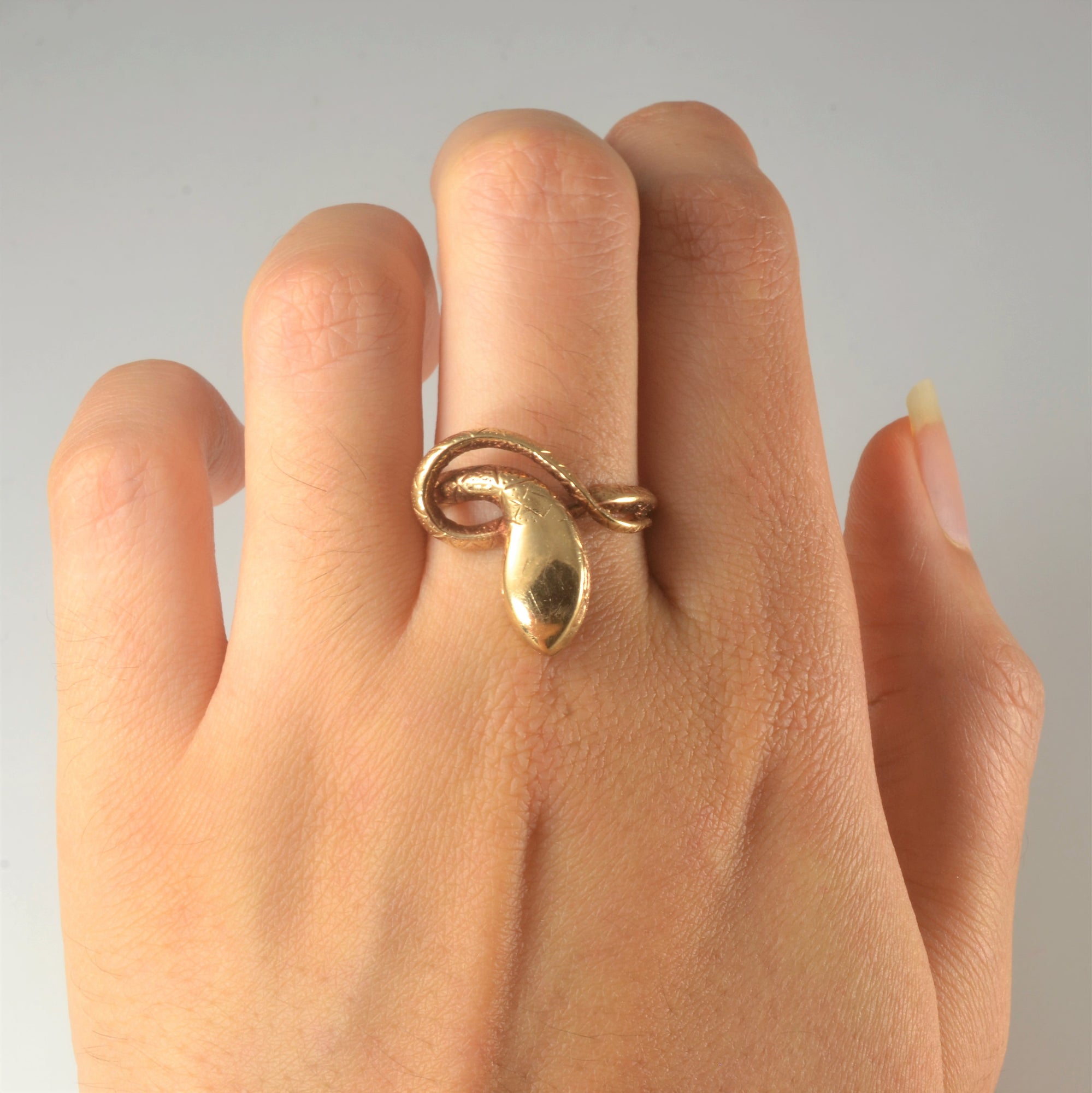 Early 1900s Serpent Wrap Ring | SZ 8.5 |