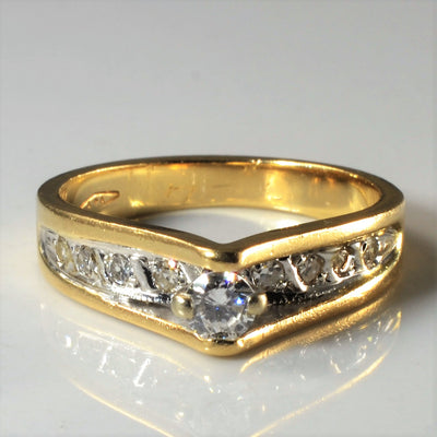 Pointed Diamond Ring | 0.29ctw | SZ 6.5 |