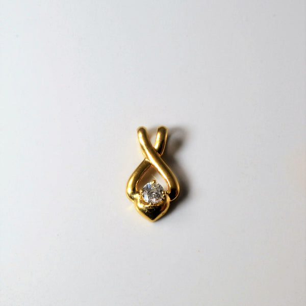 Diamond Infinity Drop Pendant | 0.26ct |