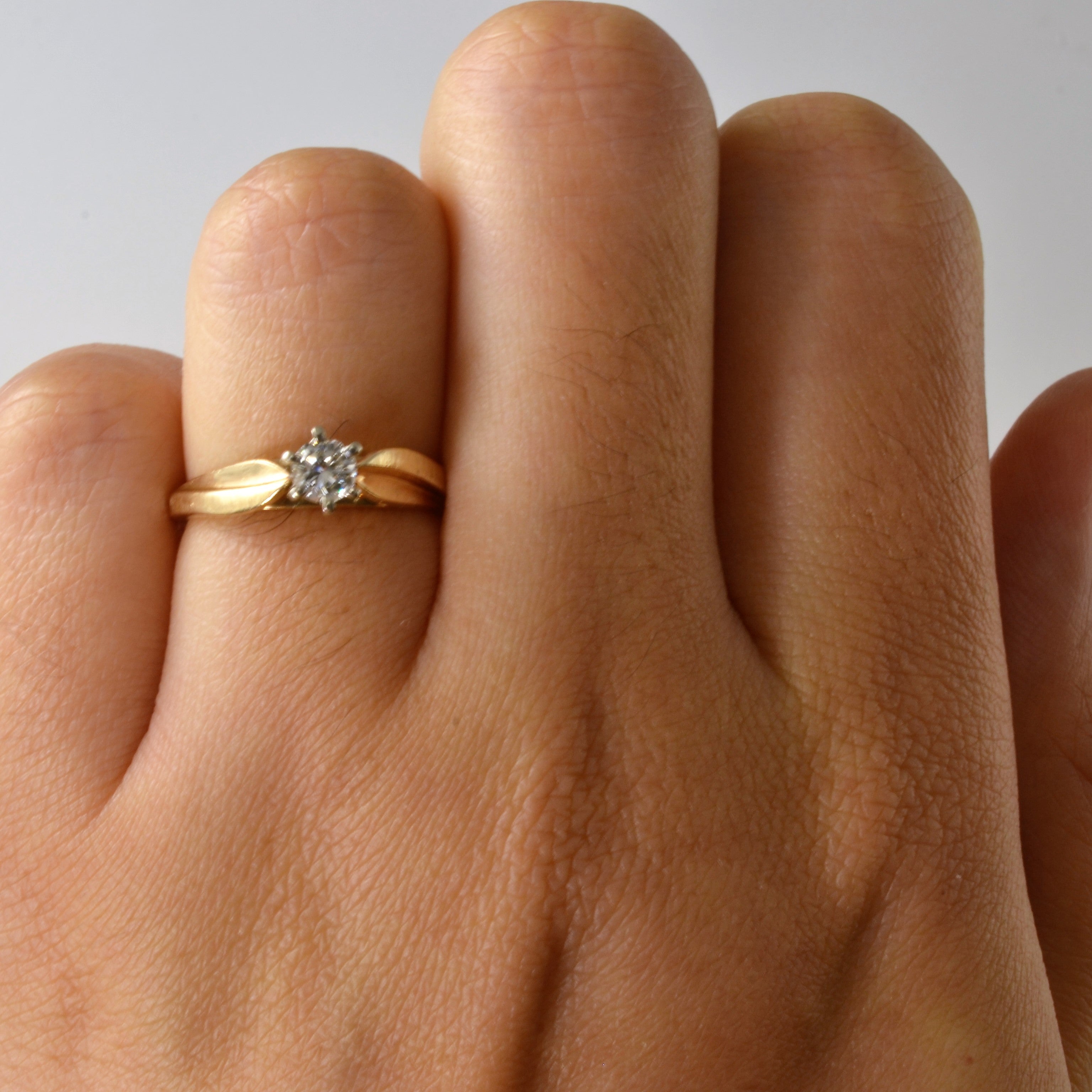 Solitaire Diamond Ring | 0.20ct | SZ 4.25 |