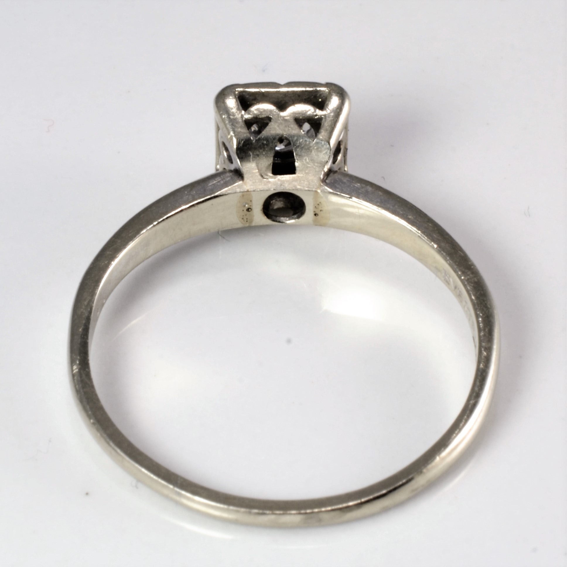 Solitaire Diamond Engagement Ring | 0.33 ct, SZ 8 |