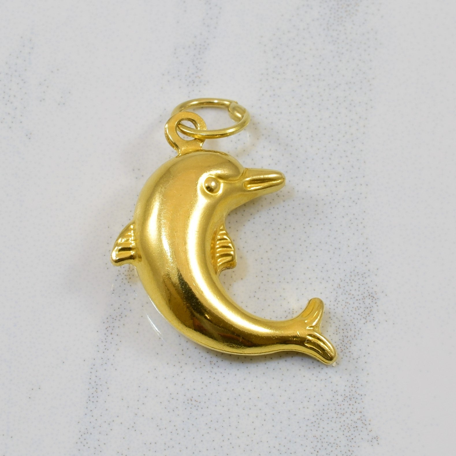 Gold Dolphin Pendant |
